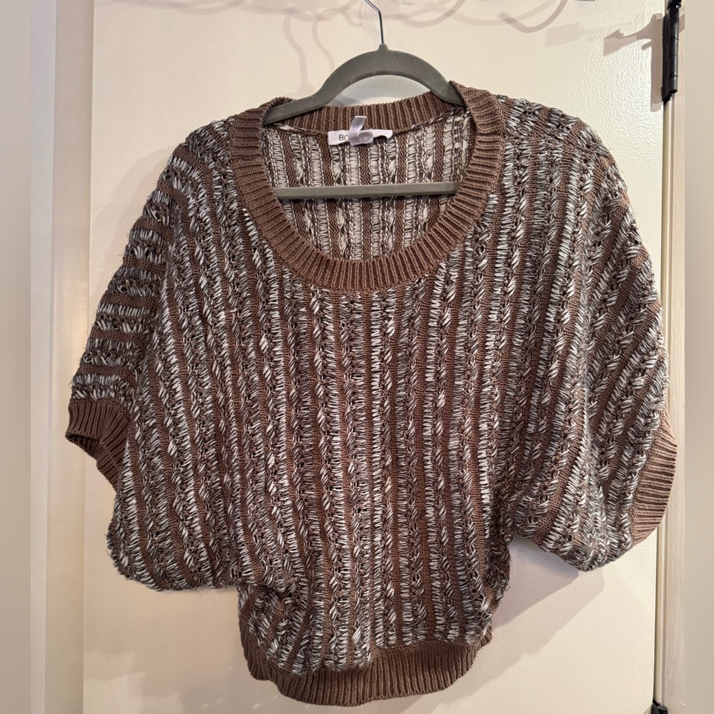 Bcbggeneration Black, Brown and White Women's Sweater